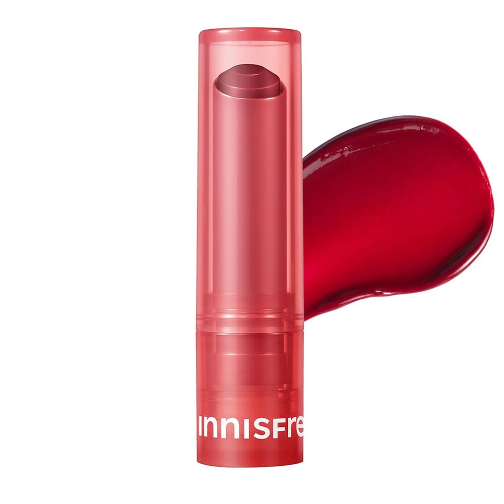 NEW Innisfree Dewy Tint Lip Balm #5 Power Cherry 0.11 oz Hydrating Gloss Color!
